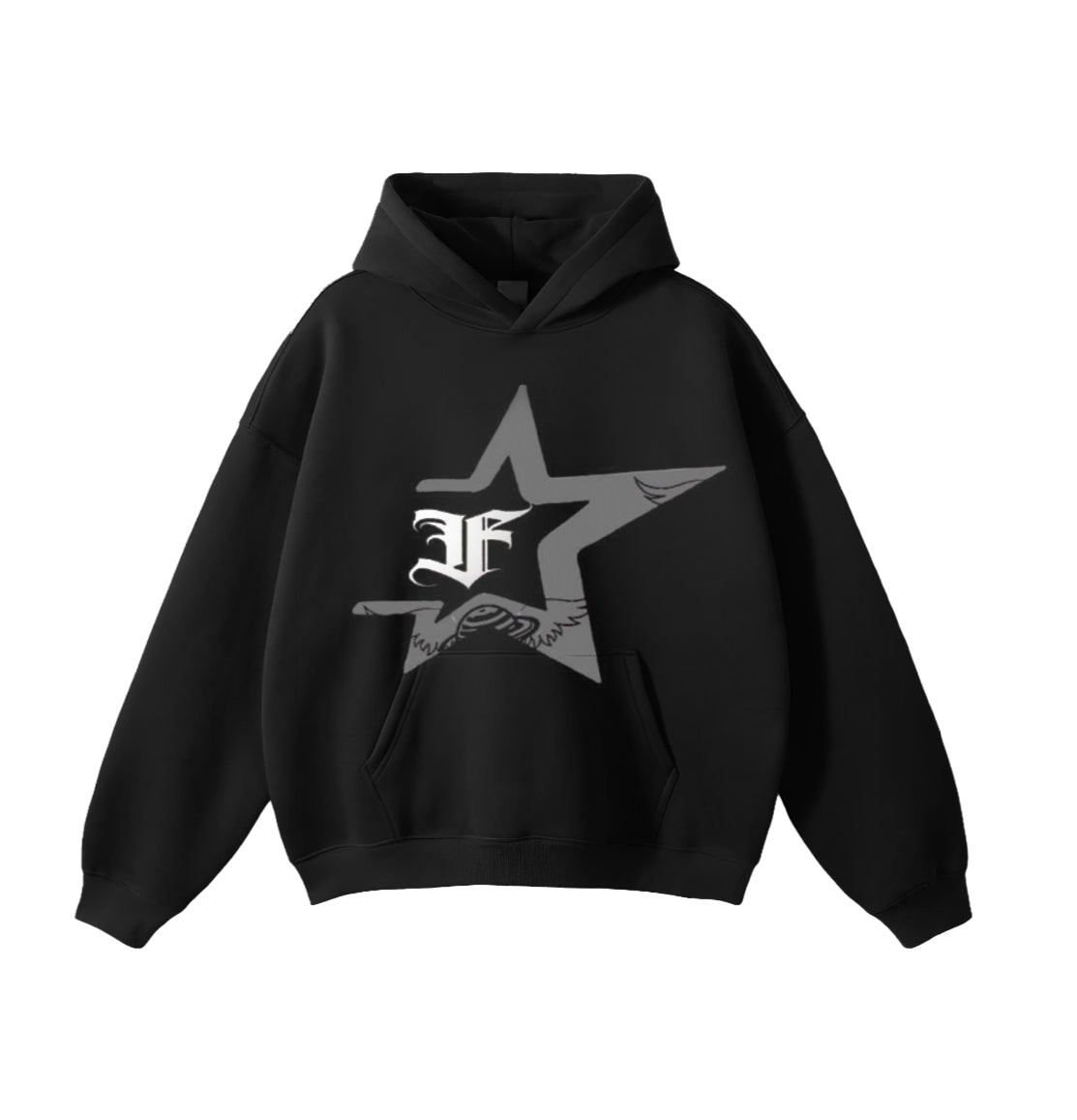FAIRYTOPIA® Camo Baggy Cropped Hoodie